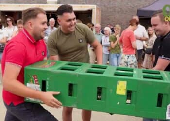 Nieuw onderdeel tijdens Oogstdankfeest in Voerendaal: Kratje Duwen