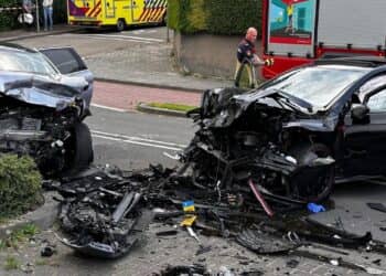 Meerdere gewonden bij frontale botsing in Landgraaf