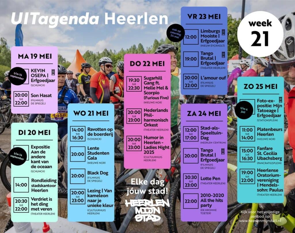 Heerlen Bruist deze Week met Cultuur, Muziek en Erfgoed