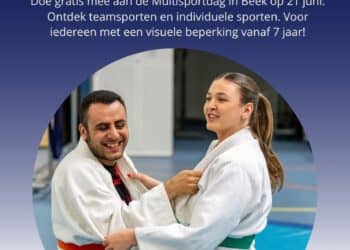 Multisportdag in Beek voor mensen met visuele beperking