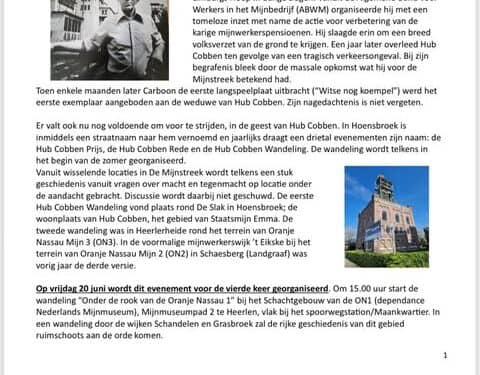 Hub Cobben Wandeling