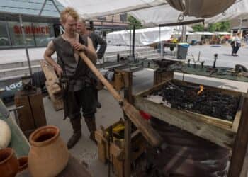 Middeleeuwse Gloriedagen op het Pancratiusplein in Heerlen