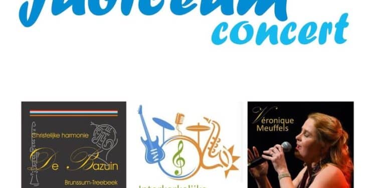 Komt allen naar het Jubileumconcert van Baptistengemeente Treebeek!