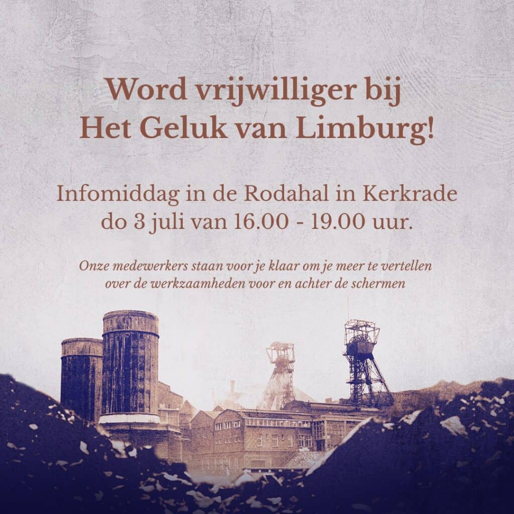 Vrijwilligers gezocht voor Het Geluk van Limburg