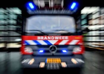 Brandende auto tot stilstand in Kerkrade