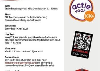 Stormbaan voor KiKa tijdens ZLF 2025 in Ubachsberg
