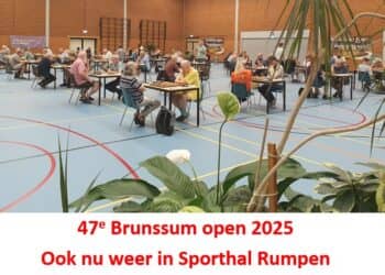47e Internationaal Damtoernooi Brunssum Open Zaterdag gaat van start!