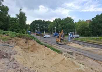 Werkzaamheden Sint Pieterstraat in Roderland