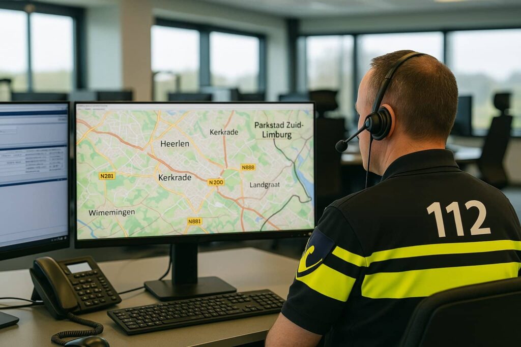 Brand op het Theaterplein in Kerkrade