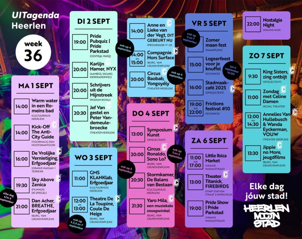 Heerlen Bruist Met Cultura Nova, Muziek en Verrassingen