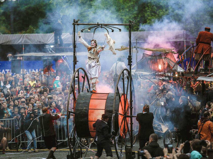 Een vurige parade door Parkstad