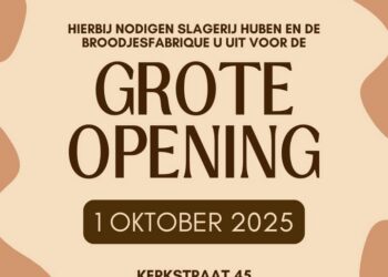 Feestelijke Openingsviering bij Broodjesfabrique en Slagerij Huben