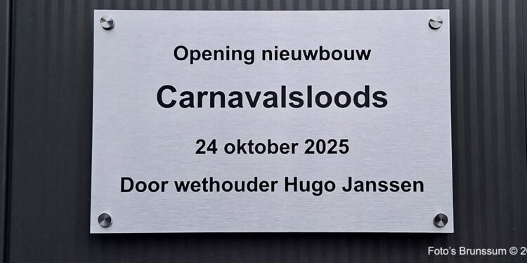 Feestvreugde in Brunssum: Nieuwe Carnavalsloods Officieel Geopend