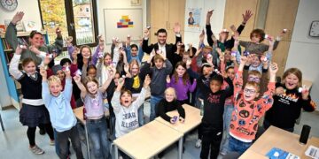 Fietslampjes voor schoolkinderen in Kerkrade
