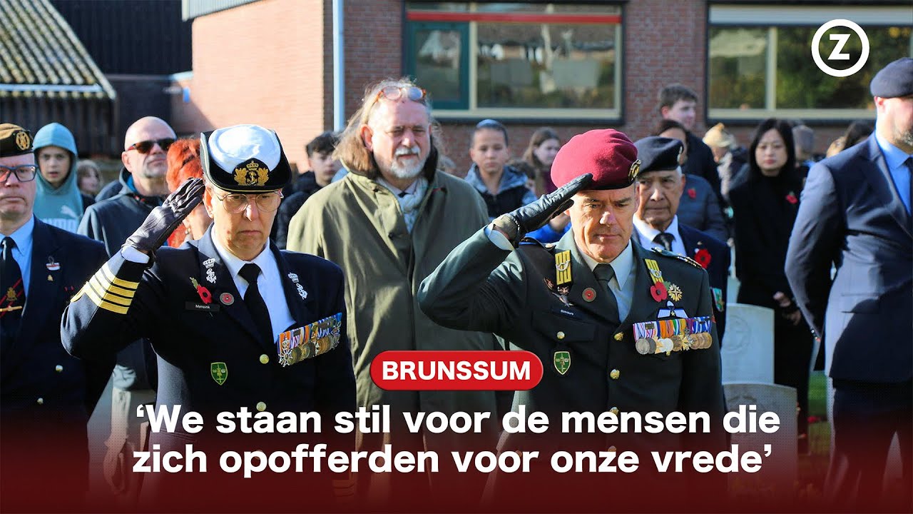 Poppy Day op Brits militair kerkhof in Brunssum | ZO-NWS