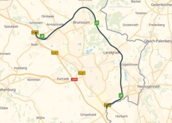 Provincie Limburg voert onderhoud uit aan N300