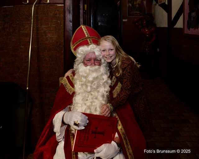 Sinterklaas bezoekt Café The Corner