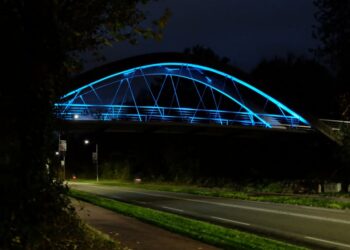 Landgraaf kleurt blauw voor kinderrechten