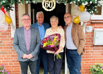 Diamanten Huwelijk Van De Familie Lennhaarts-Mulders