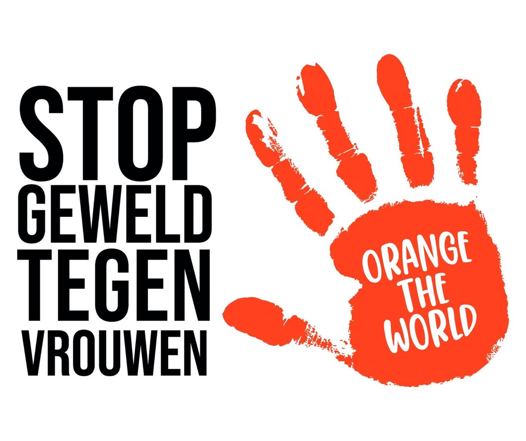 Brunssum kleurt twee weken oranje tegen geweld tegen vrouwen