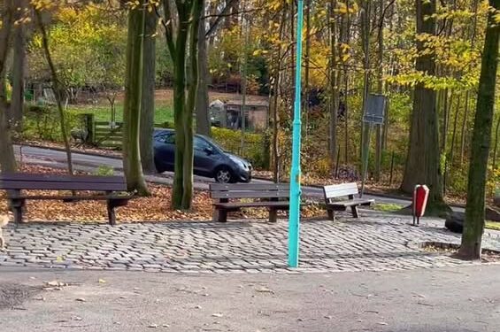 Een kapotte lamp in het Aambos