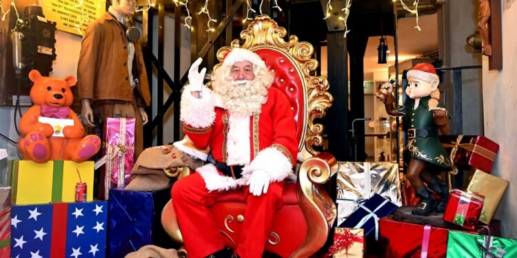 Kerstman logeert in Schacht Nulland