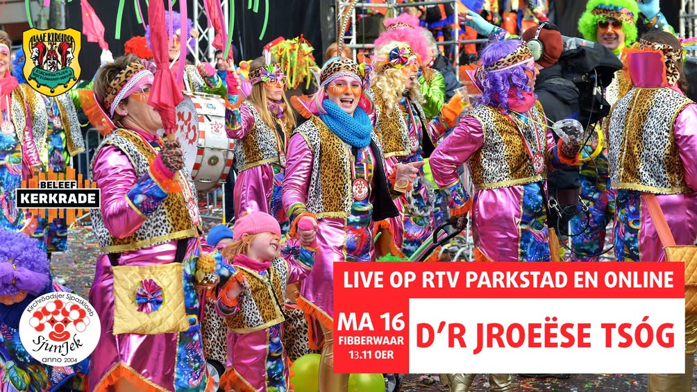 Bloemrijke Optocht van D’r Jroeëse Tsóg Trekt Door Kerkrade