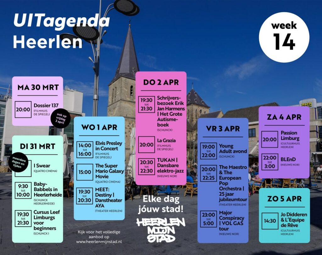 Cultuurrijk Heerlen: Een week vol events
