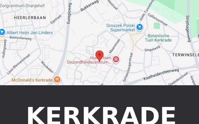 Ongeval met letsel op Caumerstraat in Kerkrade.