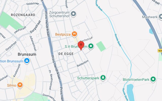 Natuurbrand op De Insel in Brunssum