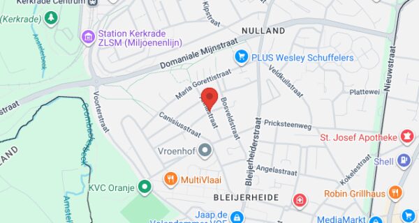 Gaslek op Annastraat in Kerkrade