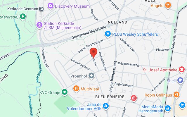 Gaslek op Annastraat in Kerkrade