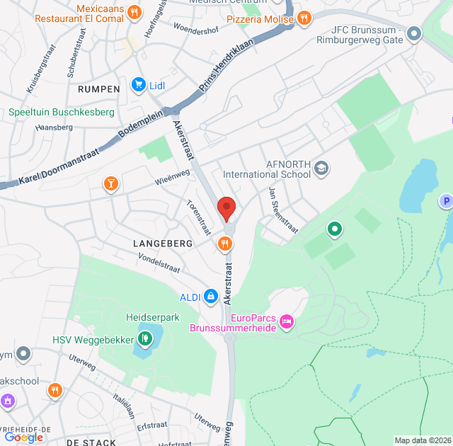 Ambulance inzet op Akerstraat in Brunssum