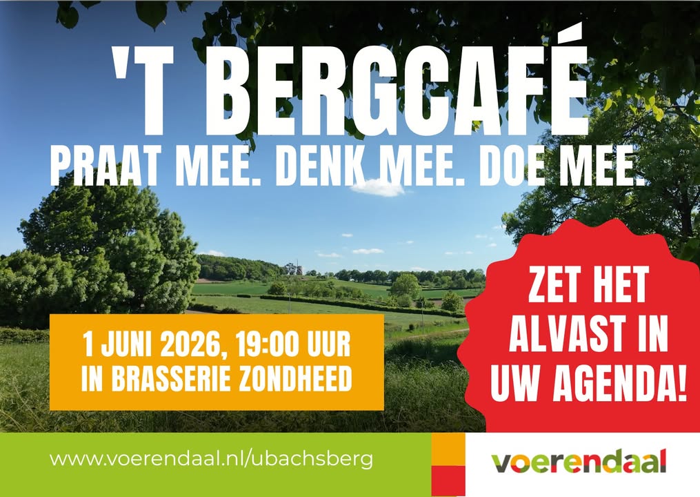 Tweede BergCafé Ubachsberg – Bouw mee aan een sterker dorp