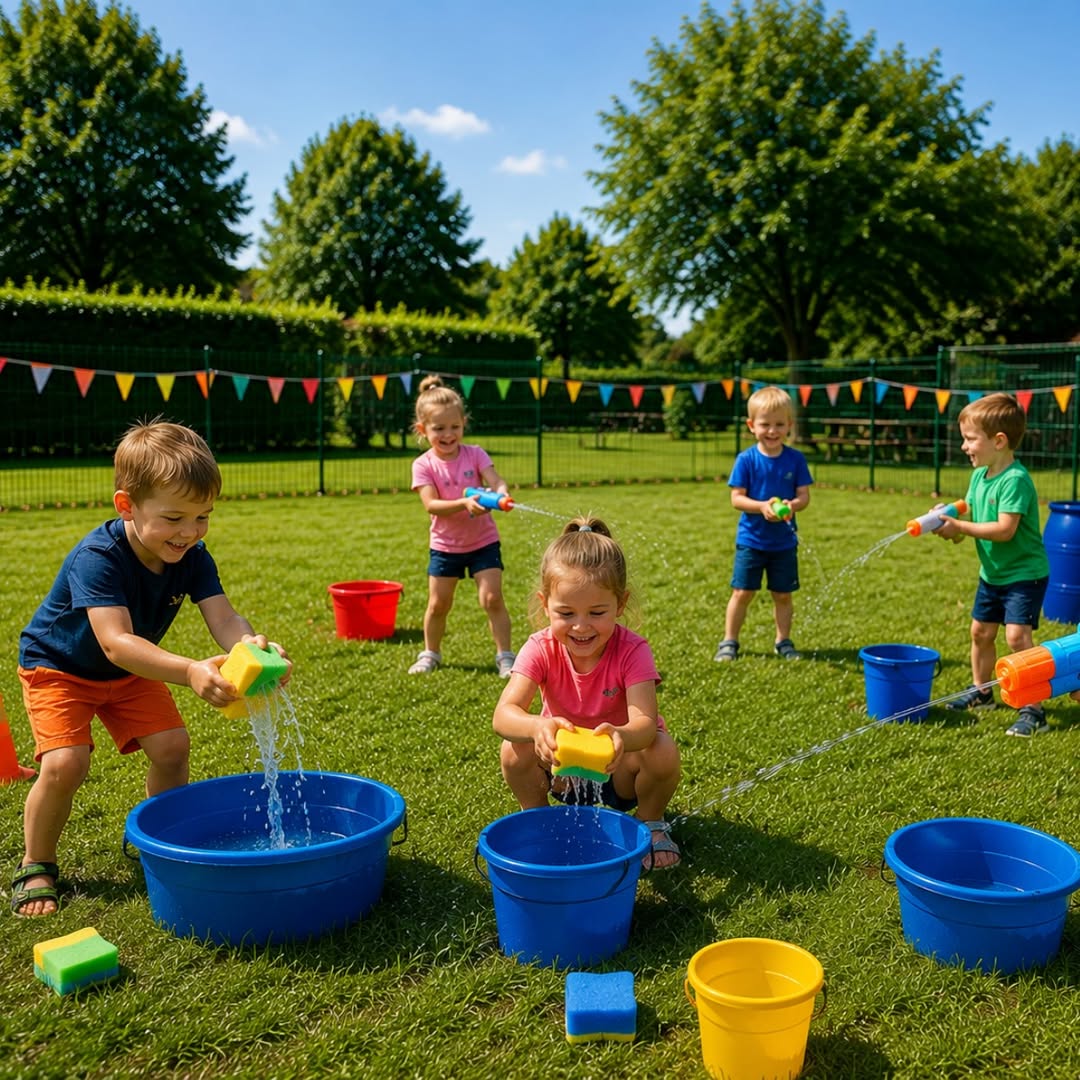 Waterspelletjes bij Open Club Klimmen