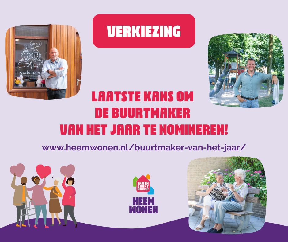 Tijd om onze Buurtmakers te belonen